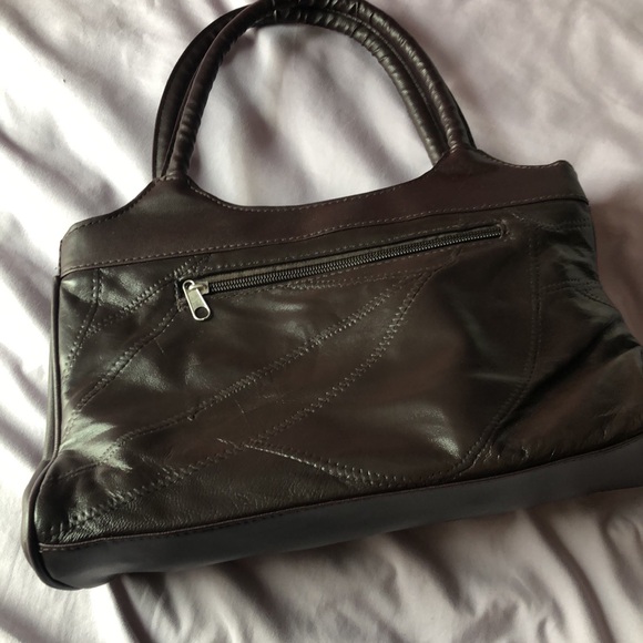 Brown leather handbag ( umbrella is no longer available with bag) ** - Picture 8 of 16